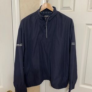 PING Men's Dark Blue Windbreaker